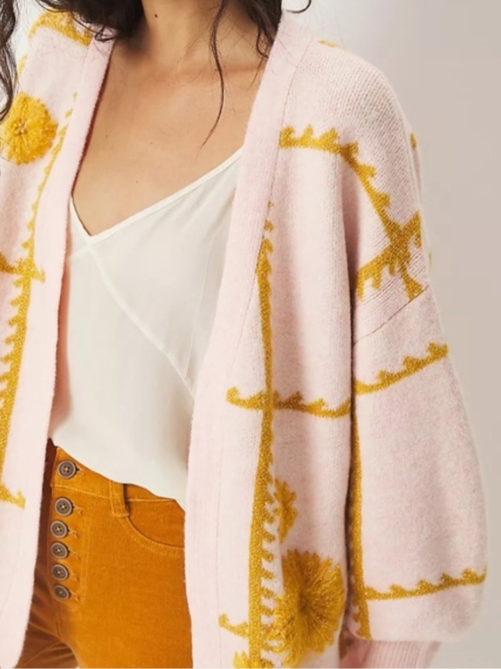 Anthropologie Catherine Floral Shine- One Size